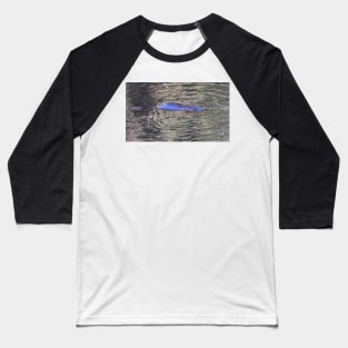 a platypus swimming near Geeveston Tasmania Baseball T-Shirt